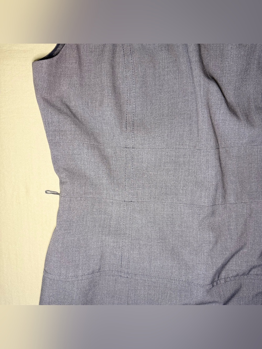 Nine West Tailored Sleeveless Sheath Dress in Gray size 8 - Picture 5 of 12